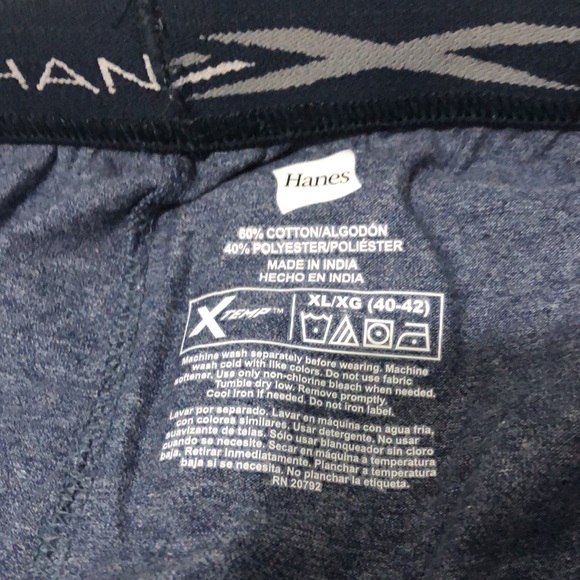 Hanes Men XL X-Temp Elastic Waistband Lounge Pant - Picture 4 of 4